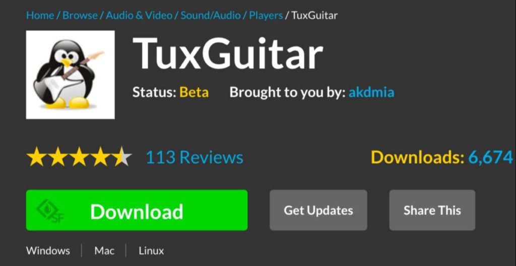 ptb mac 開き方 TuxGuitar